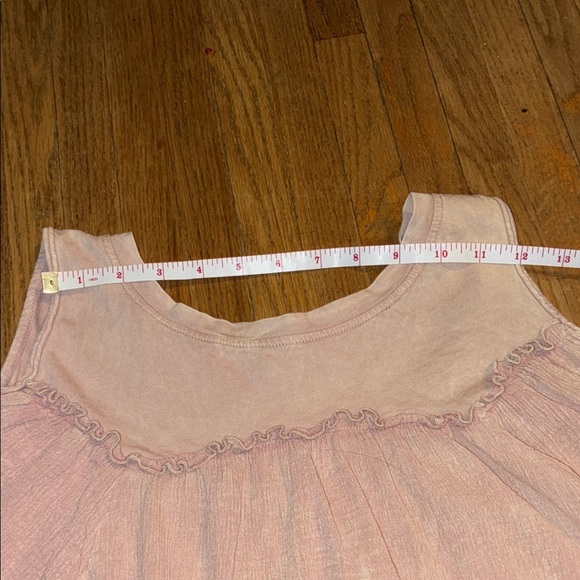 Eri + Ali Chic Ruffled Tank Top in Blush - Picture 8 of 11